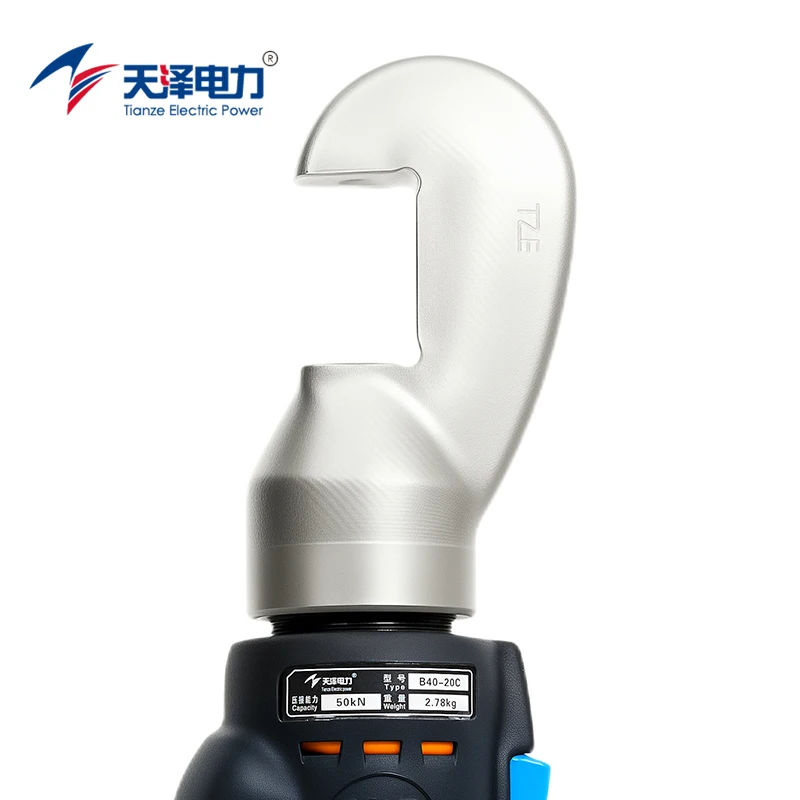 B40-20C أداة تجعيد الأسلاك اللاسلكية الكهربائية خفيفة الوزن تعمل بالبطارية للأكمام/الأطراف