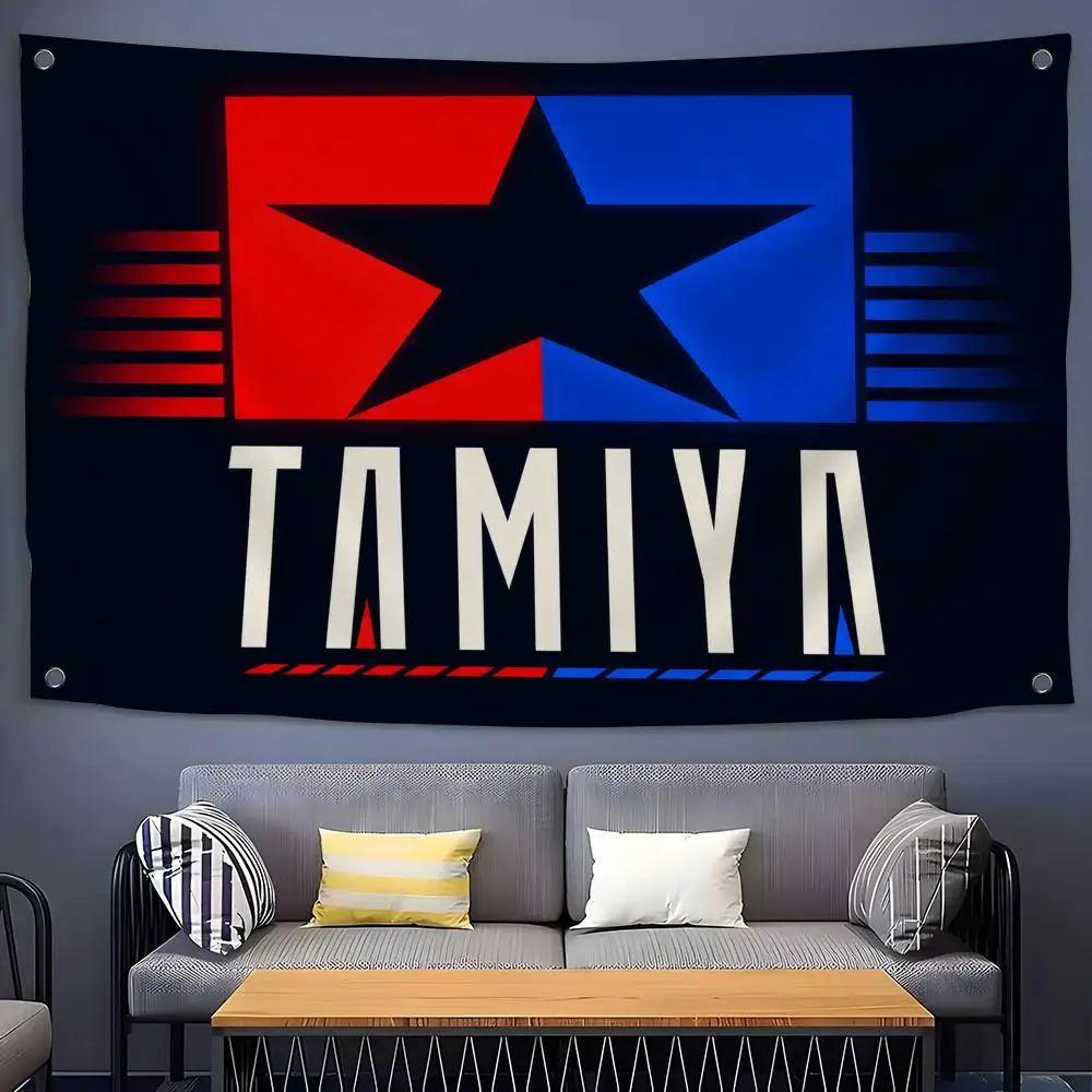 Brand Tamiya Flags Flags for Room, Bedroom, Home, Outdoor, Wall Hanging, Concert Print, Art Banner