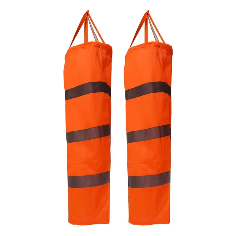 DT19-2PCS 30 Inch Windsock Wind Direction Measurement Sock Bag With Reflective Belt For Outdoors Airport Farm & Park