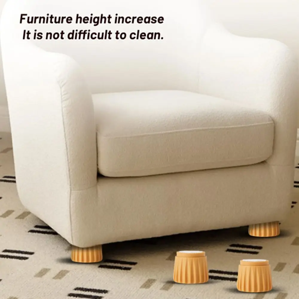 

Heavy Duty Leg Risers Adjustable Anti-Shake Bed Stabilizer Practical Tool Effectively Increase Headboard Wall Stopper