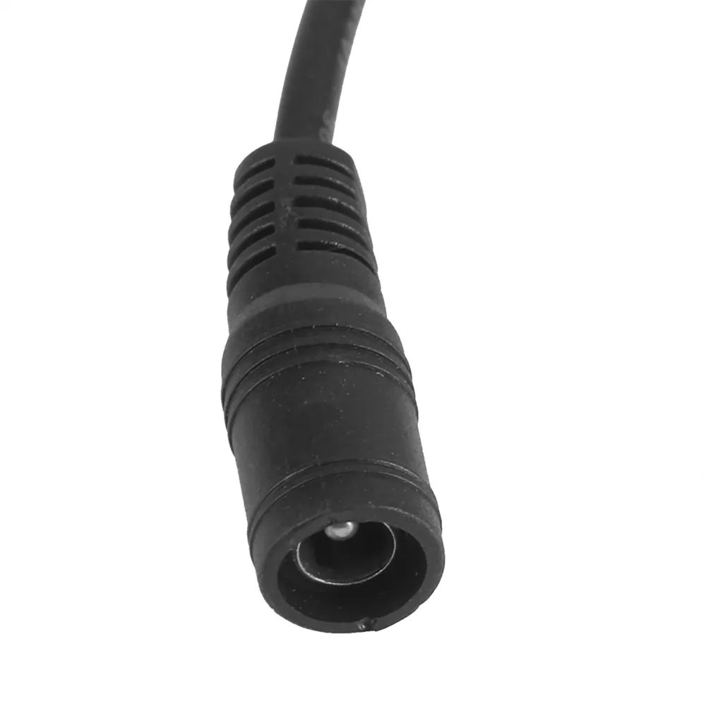 5 Pack Male to Female Connector LED Strip Light Wire Switch 5.5 X 2.1mm Black or White Inline On/Off Switch Cable DC 12-24V