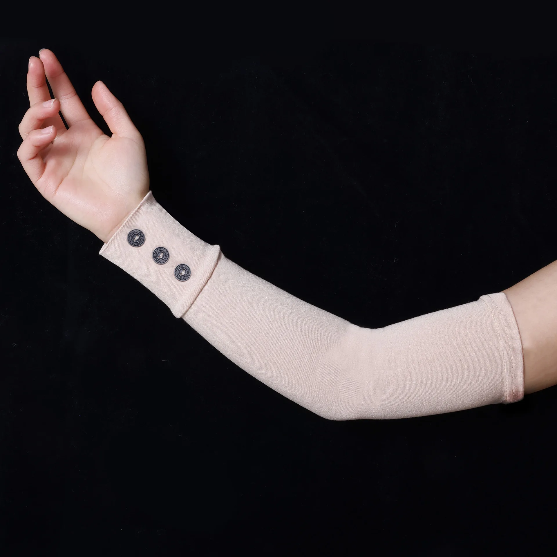 2 Buah (1 Pasang) Sarung Tangan Pendingin Penutup Tangan Pelindung Matahari Lengan Olahraga Lengan Wanita untuk Lari Memancing Sepeda Tetap Hangat