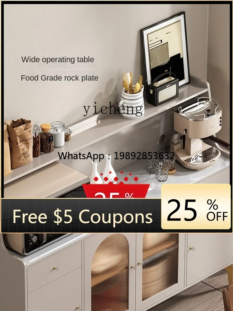 Microwave Oven Sideboard Cabinet Modern Minimalist Kitchen Cabinet Changhong Glass Living Room Locker