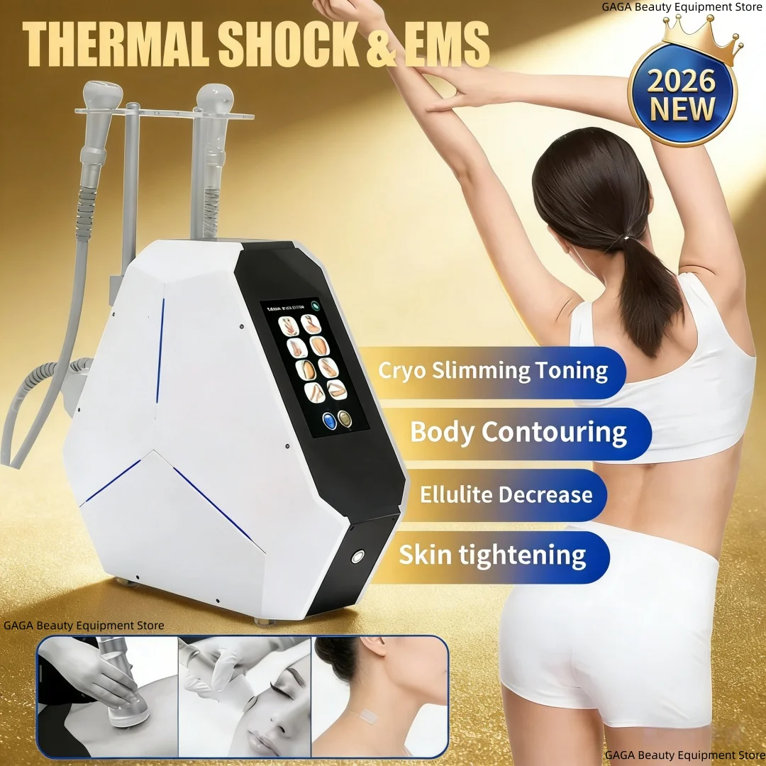 

HOT 2 in 1 Cold Hot Instruments Firming Cryo TShock Body Slimming Machine Cooling Sculpture Freezing Fat Removal Tightening
