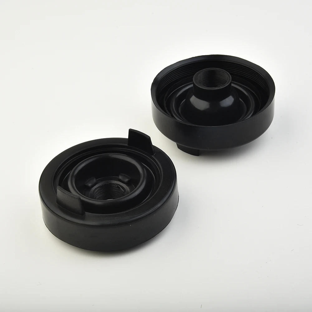 Cap Dust Cover Set Parts Waterproof Auto Accessories Easily Install Soft Rubber 80MM Black For LED HID Xenon Lamps