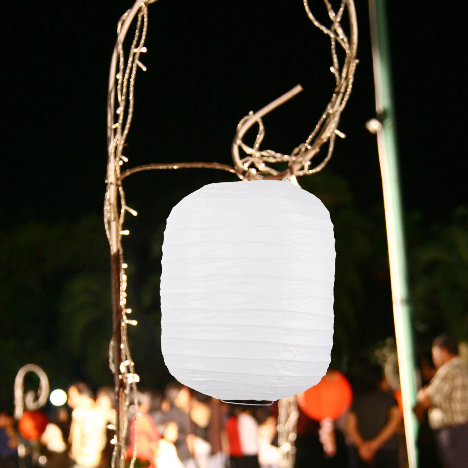 

Japanese Paper Lanterns Foldable Hanging Decorations White Wedding Party Festival Home Indoor Lighting Fixtures