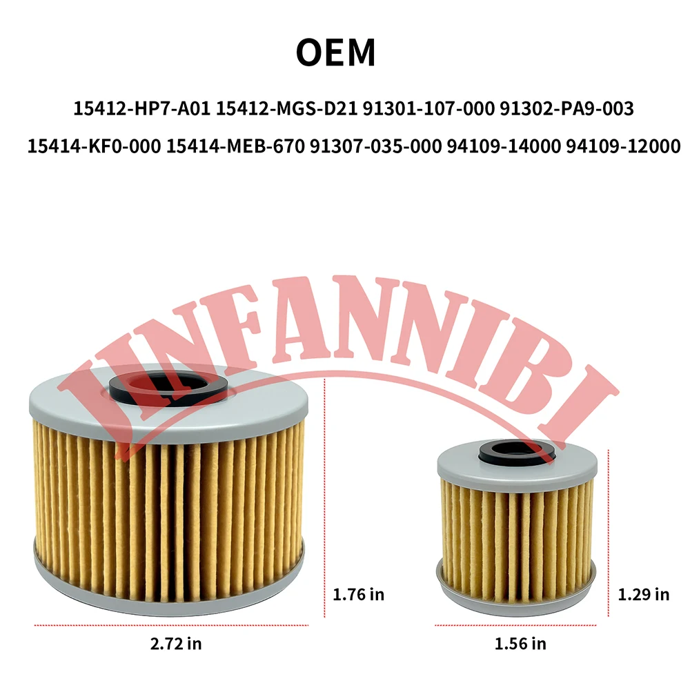 3 Packs Oil Filter Change Kit & O-Ring Set for Honda Talon 1000R 1000X 2019-2020 2021 2022 2023 2024 2025