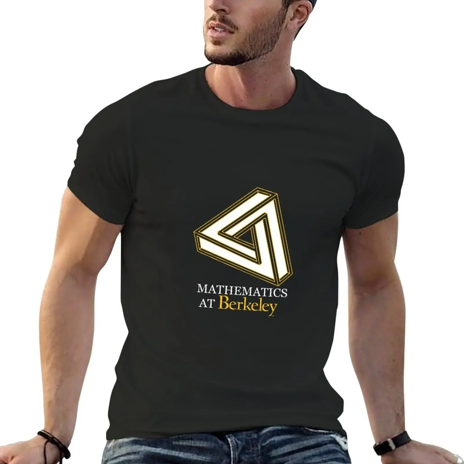 Penrose Triangle T-Shirt hippie clothes tops graphic tees men