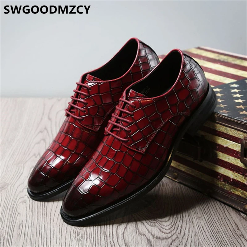 

Crocodile Shoes Formal Shoes Men Business Shoes Italian Zapatos Oxford Hombre Sepatu Pria Sapato Social Masculino Ayakkabi