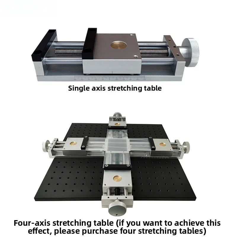 X-axis manual displacement table, translation table, linear slide table, tensile slide table