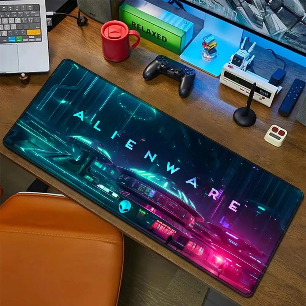 

Коврик для мыши Alienware, резиновый коврик для ноутбука Xxl, коврик для мыши, ноутбук, геймер, компьютерный стол, игровые аксессуары