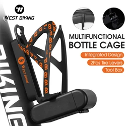 WEST BIKING Bicycle Bottle Cage 1PC Ultralight Bike Bottle Rack Cage Cycling Bottle Holder Bracket Portable MTB Bike Accessories