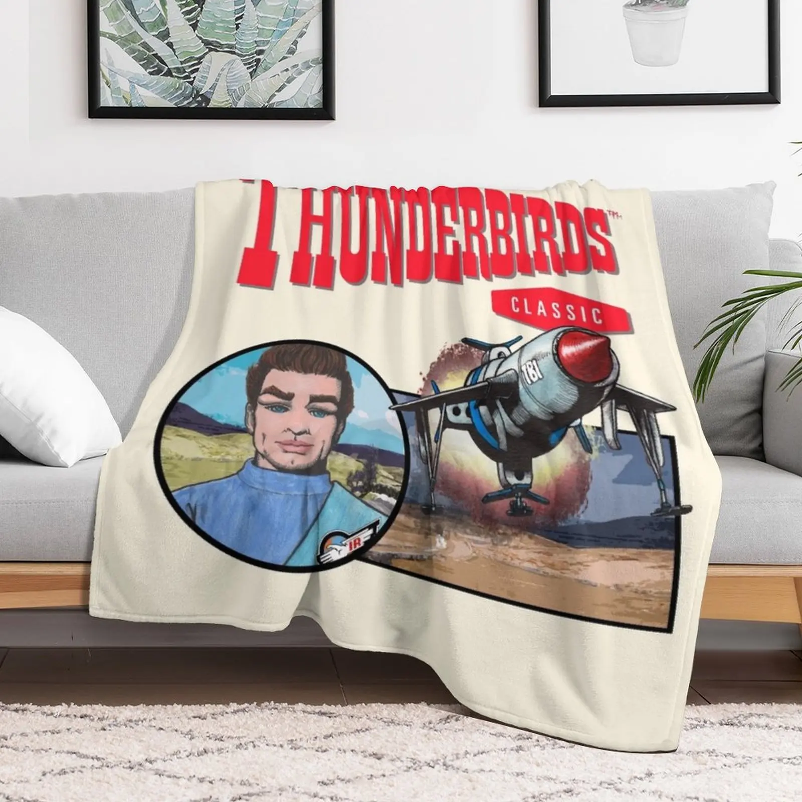 My first piece of Gerry Anderson Thunderbirds fan art. Throw Blanket Moving Polar Blankets