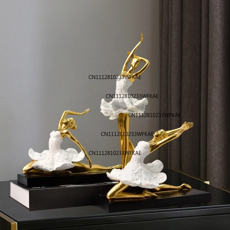 Ballet girl ornament ballet dancer dancing figure creative art home decoration craft