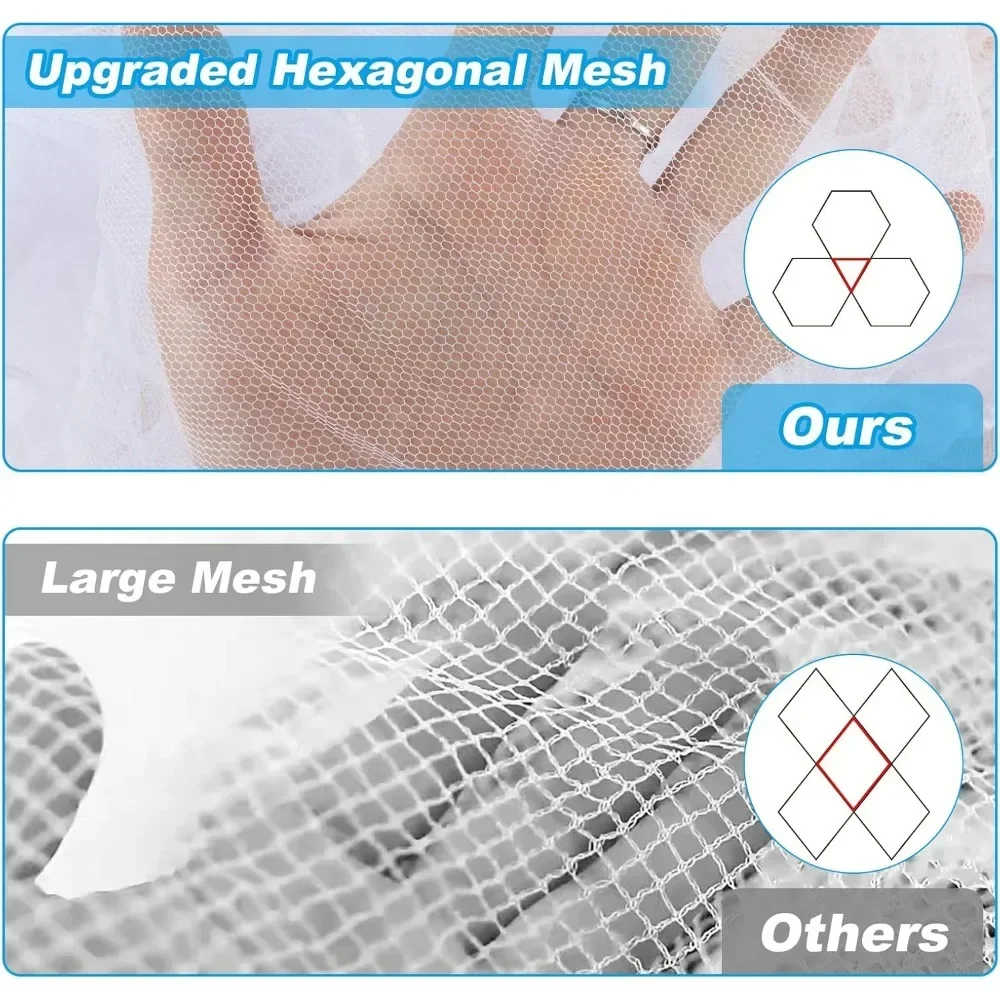 0.6x2.5x10.5M Dome Tent Mosquito Mesh Net For Bed Canopy Mosquito Net Hanging Bed Net Tent Fly Insect Repellent  Bedding