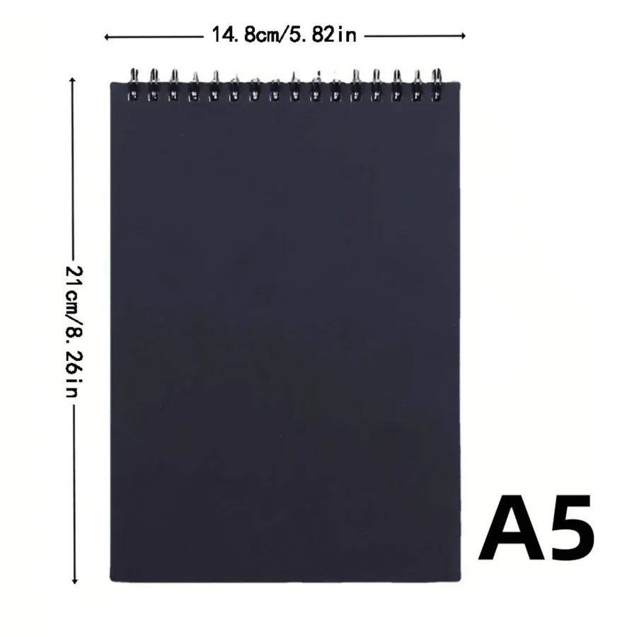 30 Blatt A3-, A4-, A5-, A6- und 16K-Rollenskizzenbücher, Spiralbindung, umweltfreundliches dickes Papier, säurebeständig. – Detail 8