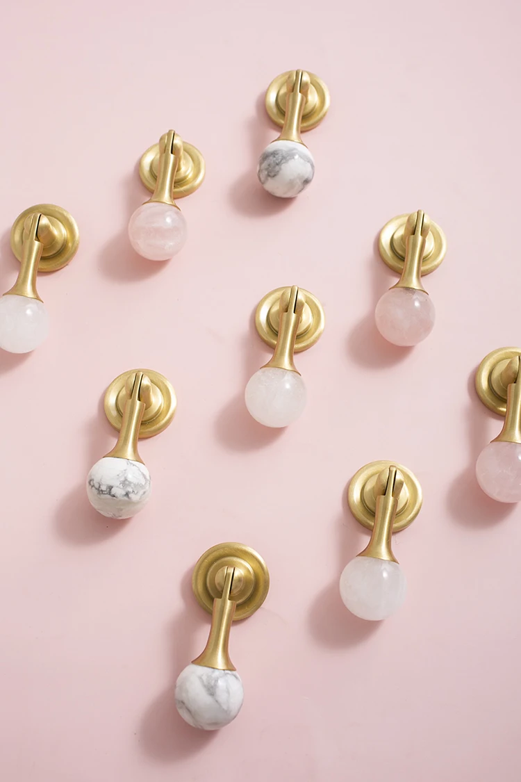 pink and gold dresser knobs Well Designed Pink Crystal Drawer Cabinet Knob Silver main image 0