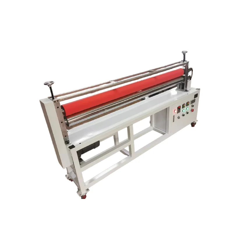 Arc-shaped Roller Pressing & Hot Bending Laminating Machine 370W 220V Heating Tube Motor Flat Film Exhaust Bonding Equipment