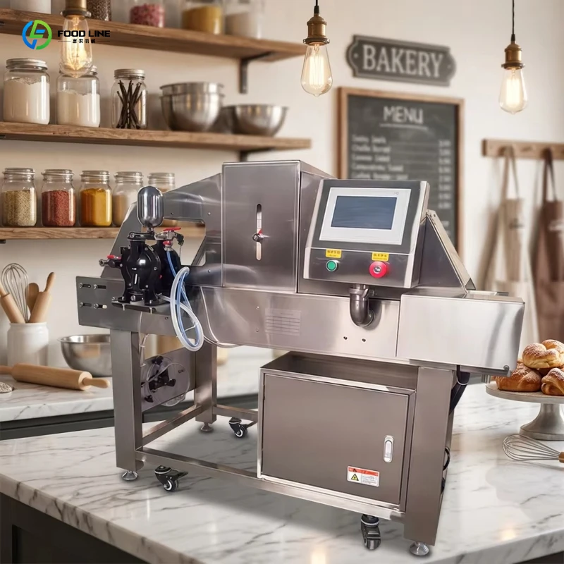 Oil Sprayer Machine Bakery Release Agent Auto Coating Device for Cake Molds Baking Sheets Doughnut Tins