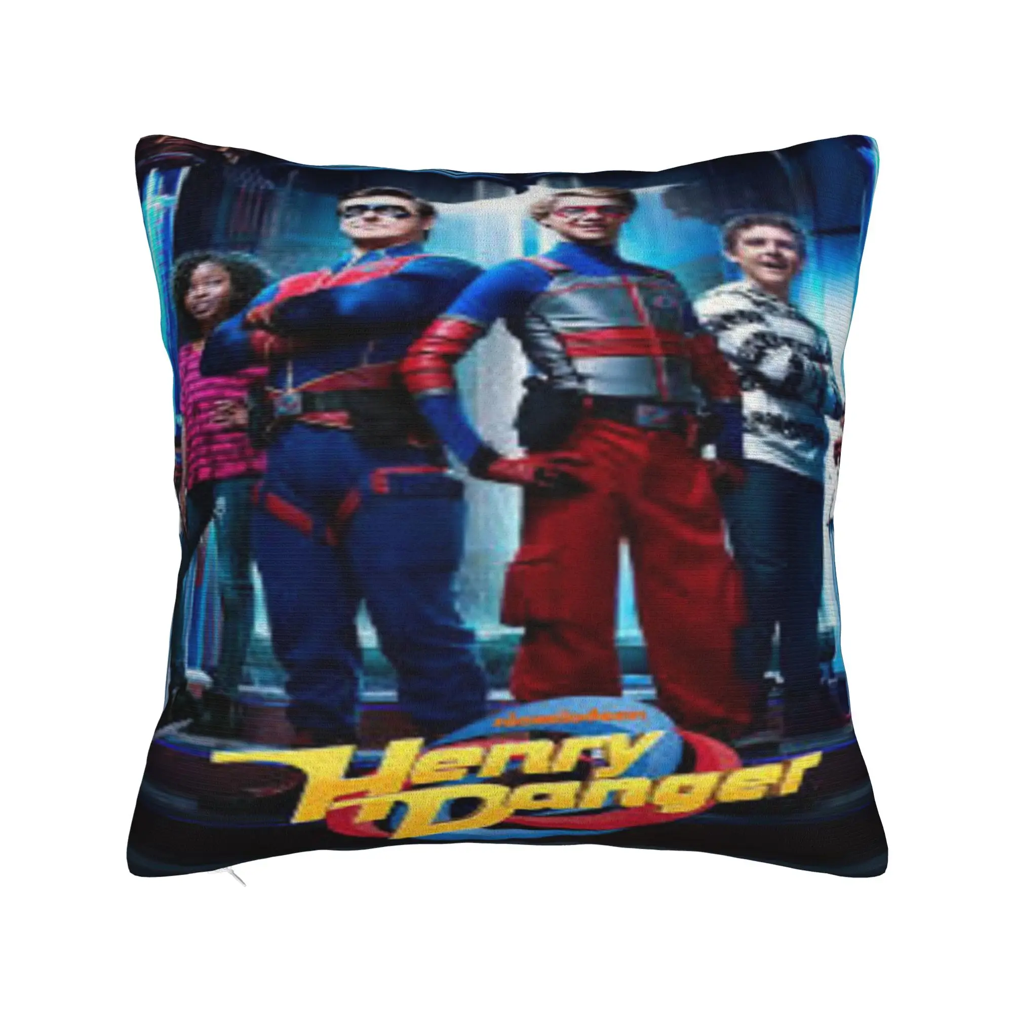 Home Decoration Captain Henry And Kid Danger  Pillowcases Stuff  Pillow Covers Zippered Multi-Size