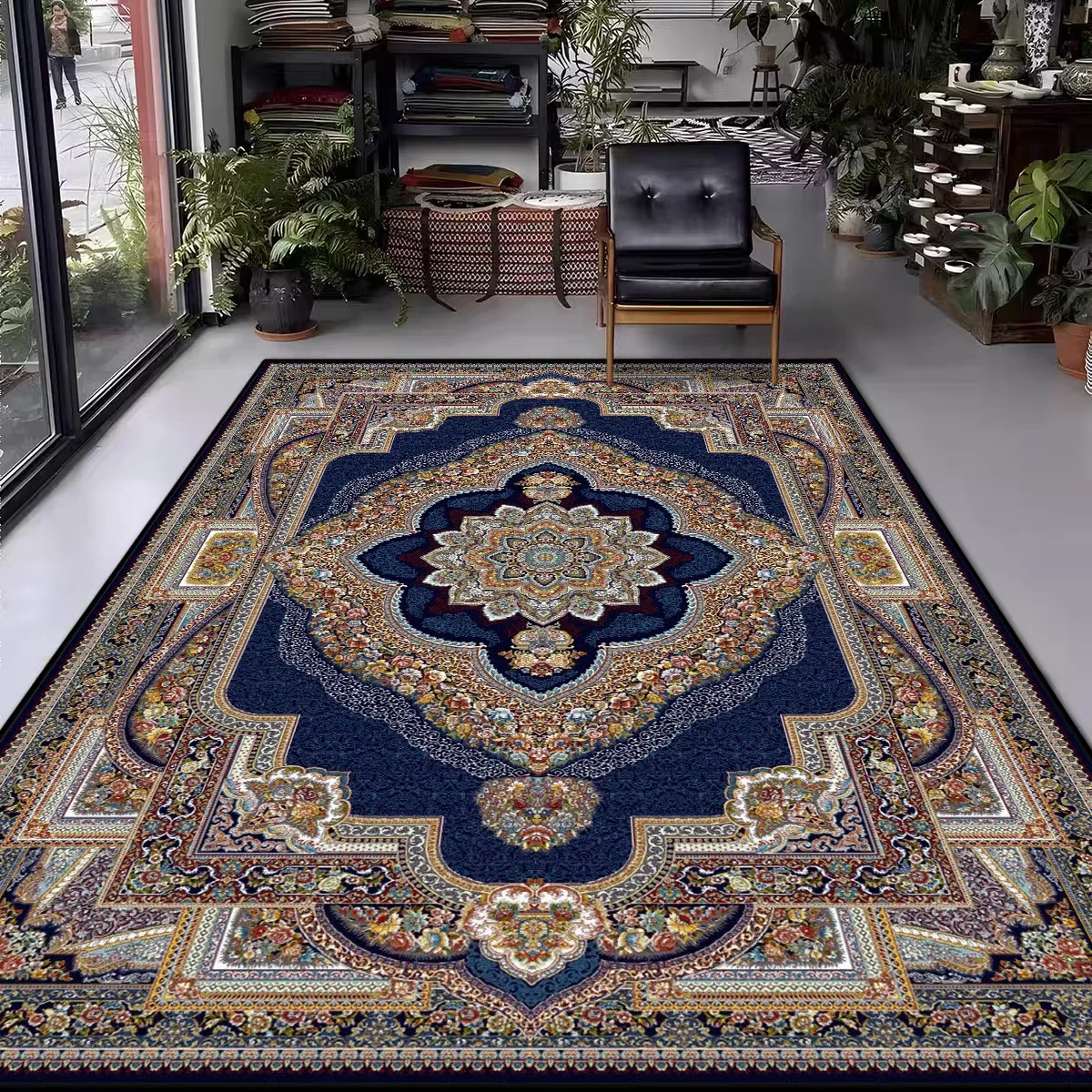 

Many Sizes Persian Boho Style Carpets for Living Room Home Room Decoration Floor Mat Alfombra Habitación Summer Red Non Slip Rug