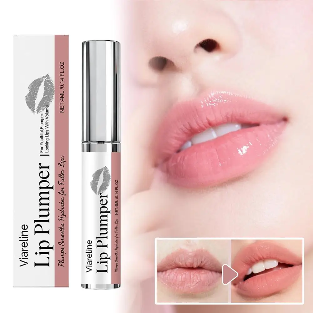 4/8ml Moisturizing Anti-Wrinkle Lip Serum  Lip Enriching Essence Instant Volumising Enhancer Lip Gloss Smoothing Lip Care Makeup