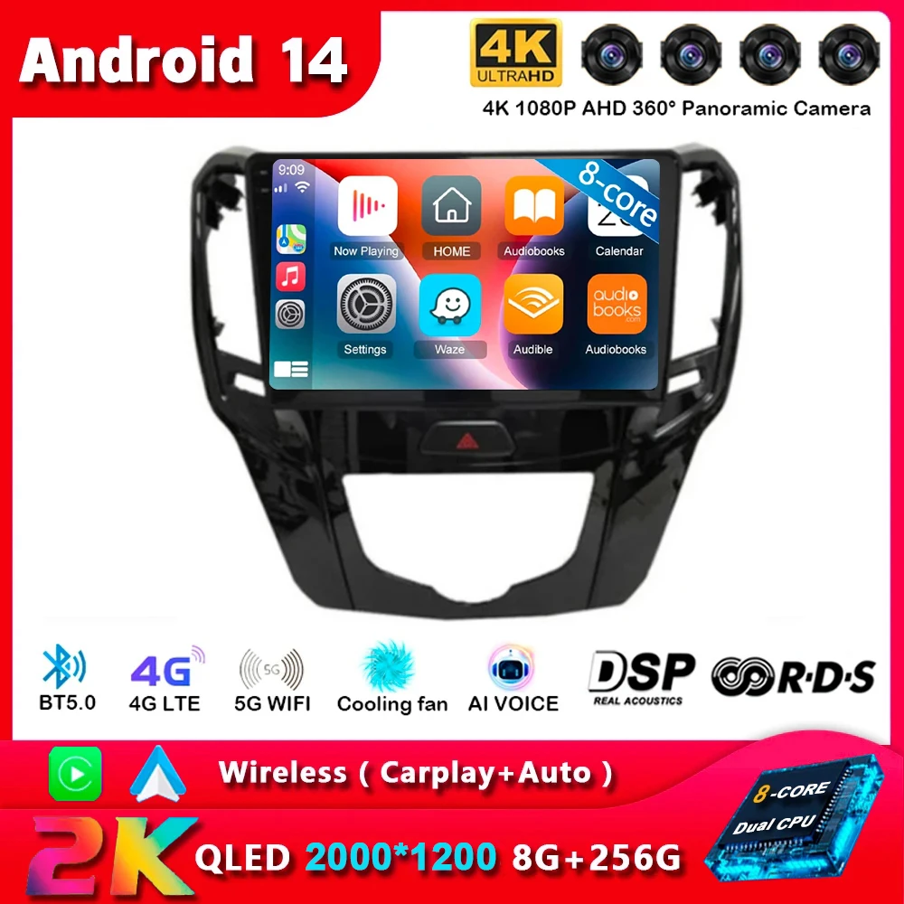 

Android 14 Carplay Auto Car Radio For GWM Great Wall H1 M4 2012 2013-2016 Multimedia GPS Player Navigation Stereo BT No 2din DVD