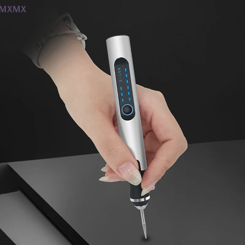 ミニ電気彫刻ペン 30 個研削ヘッド充電式彫刻ドリルマシンジュエリーガラス木工用