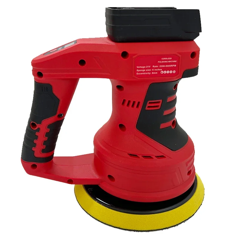 Für Milwaukee Akku-Autopolierer, 8 Gänge, bürstenlose elektrische Poliermaschine, Wachsen, Schleifen, Abdichten, Elektrowerkzeuge, 18 V-Batterie