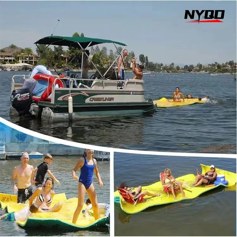 Cross-border XPE water floating blanket xpe floating mat outdoor sea sports wading surf foam floating mat magic carpet