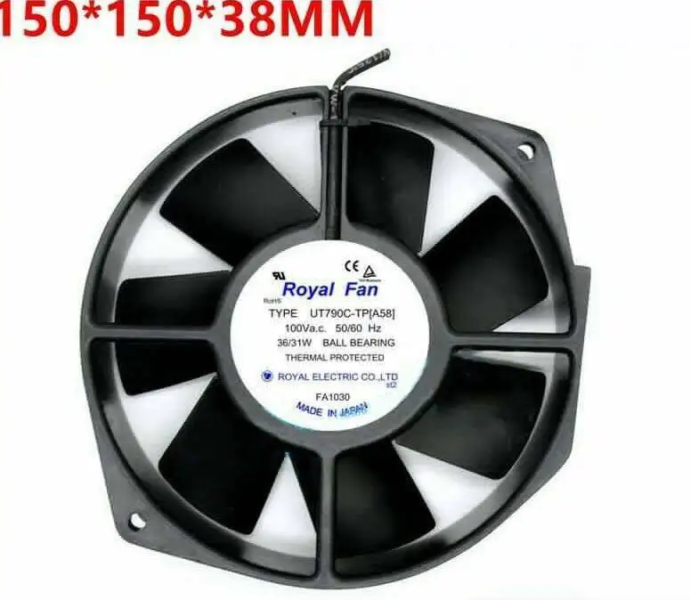 

ROYAL FAN UT790C-TP[A58] axial flow cooling fan AC100V 36/31W 170*150*38mm