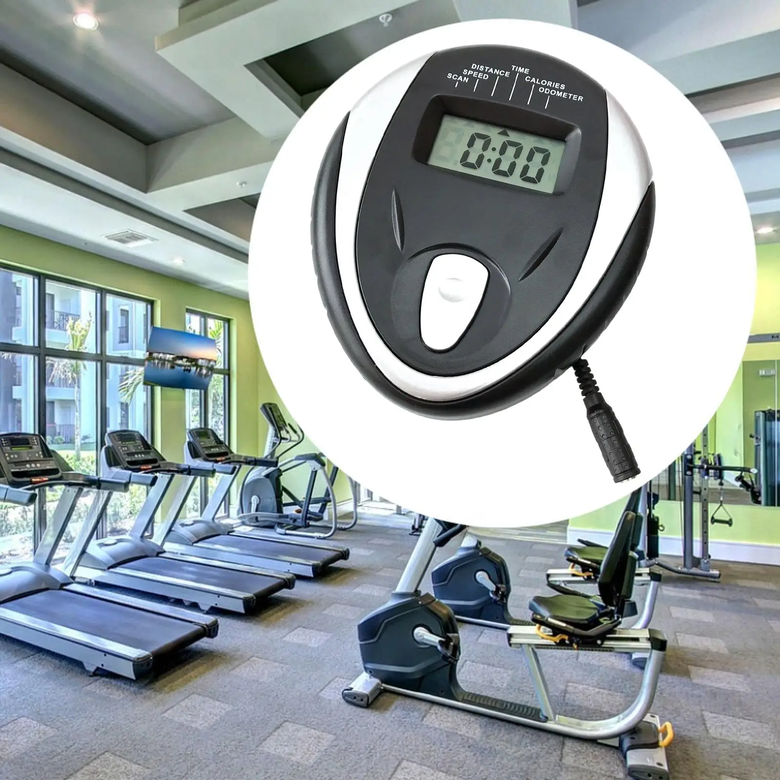 

Монитор Спидометр Портативный прозрачный цифровой дисплей Легкий счетчик цикла