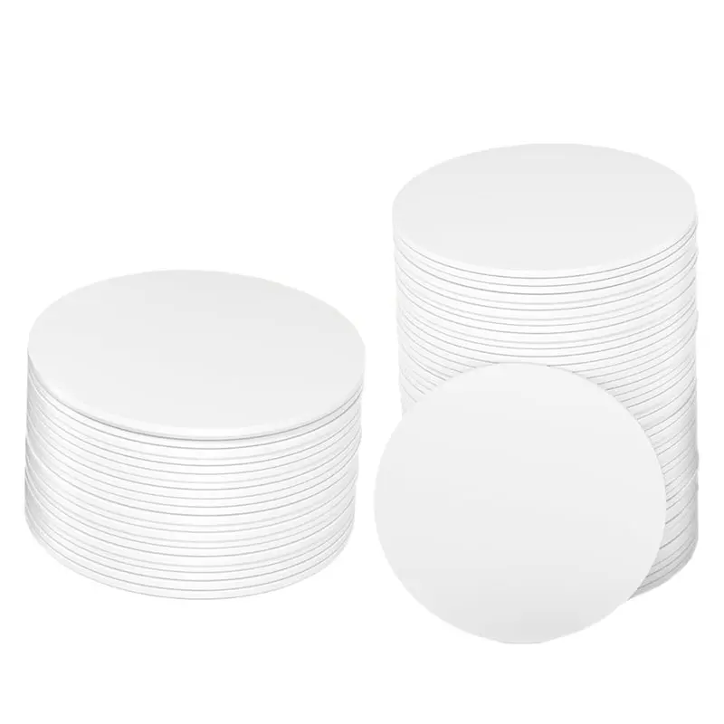 

【RECOMENDAR】50 Pcs Tags NTAG215 Blank Coin Cards,Rewritable Programmable Stickers Round Cards With Adhesive Back