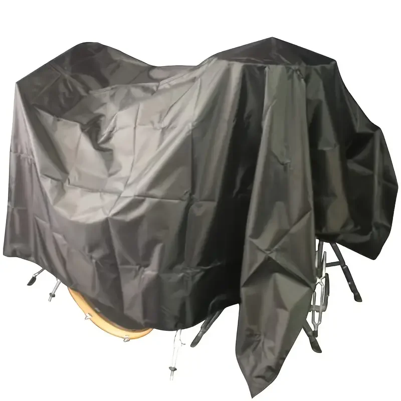 Drum Dust-proof Cover - Silvery Oxford Cloth, Dust-proof, High-performance Instrument Cover Suitable for Drum Covers