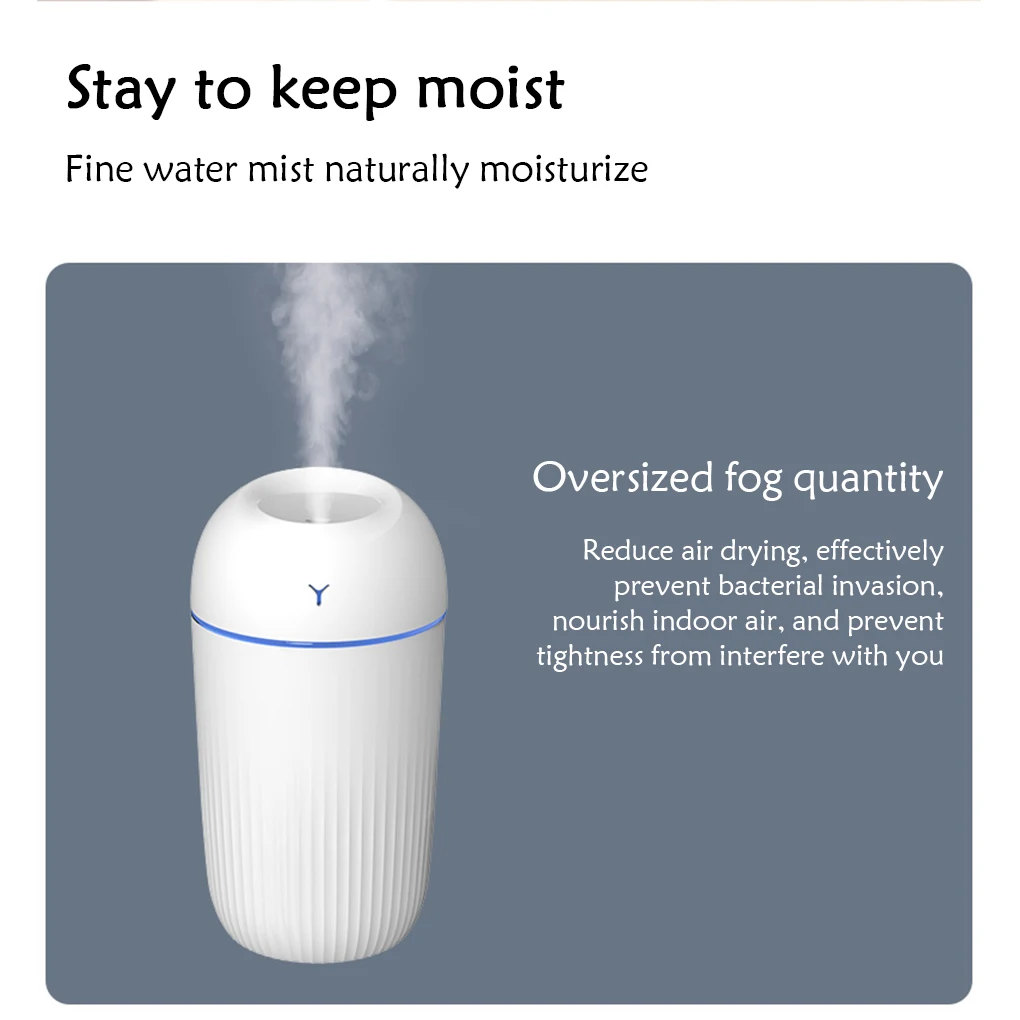 Aroma Diffuser Air Freshener Mini Humidifier Rechargeable Night Light Mist Sprayer Aromatherapy Large Capacity Living Room