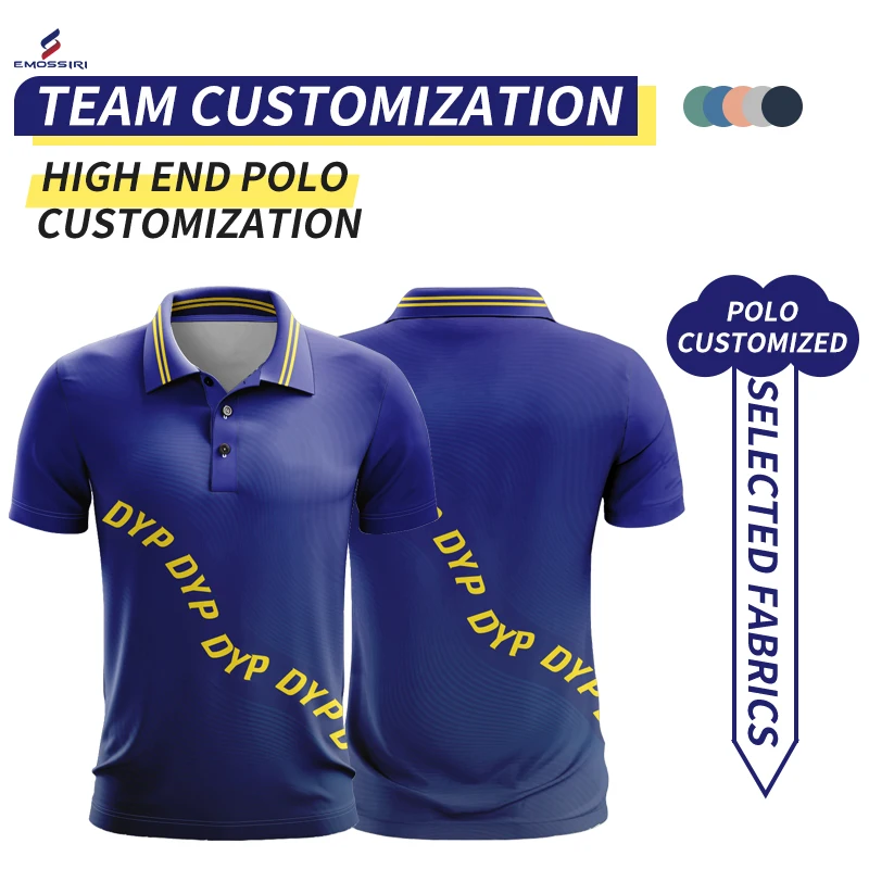 Custom High Quality Men'S Quick Dry Polo Shirts Sublimation Summer Casual Short Sleeve Polyester Breathable Polo Shirt PL924