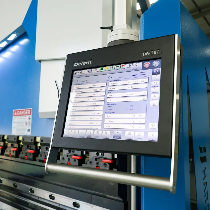 HARSLE ホット販売 CNC 全自動 DA58T 鋼板 CNC 金属板機鉄油圧プレス ブレーキ曲げ機