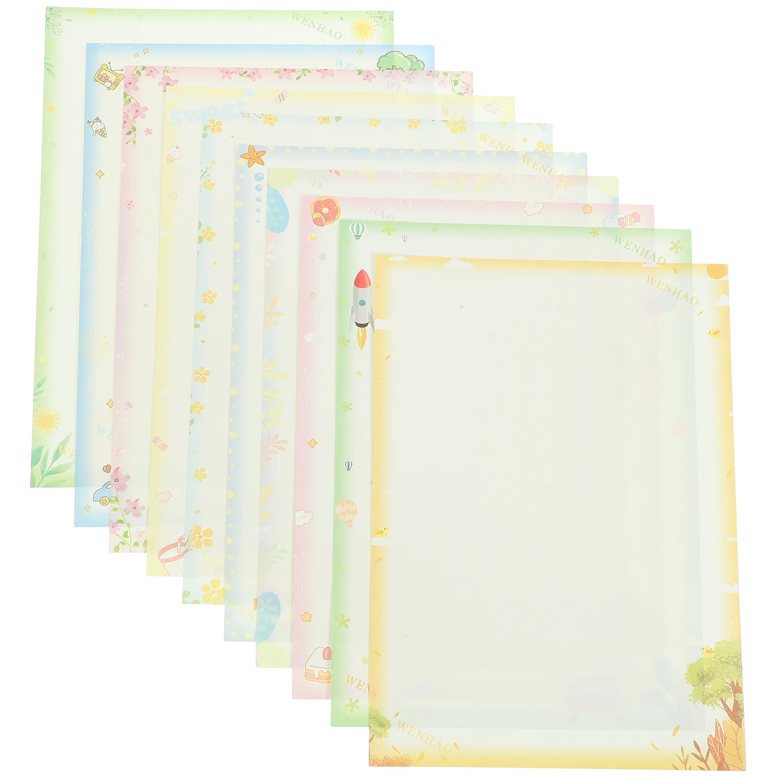 50 Sheets Parchment Paper A4 Lace Computer Color Copy Painting Printing 1 Pack (50pcs) Supply Printer