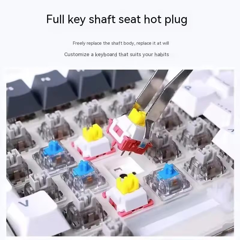 [AULA F87 Pro 키보드 측면 이미지]