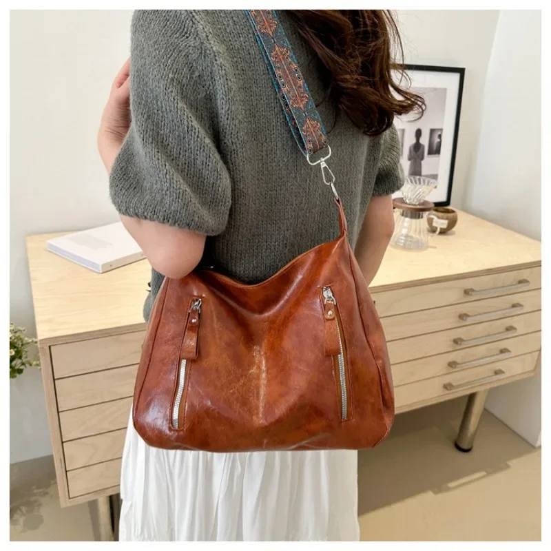 

Женская вместительная сумка-тоут Bao, сумка через плечо для отдыха и походов, 2024