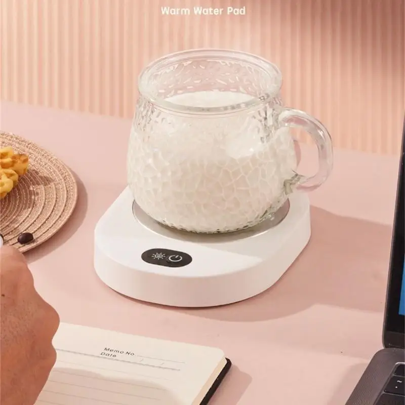 D0AB Portable Drink Warmer Desk Heating Coasters Constant Temperature Coasters