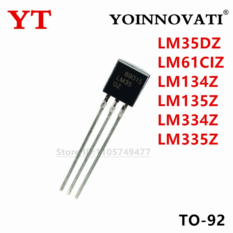 10Pcs New LM35DZ LM61CIZ LM134Z LM135Z LM334Z LM335Z