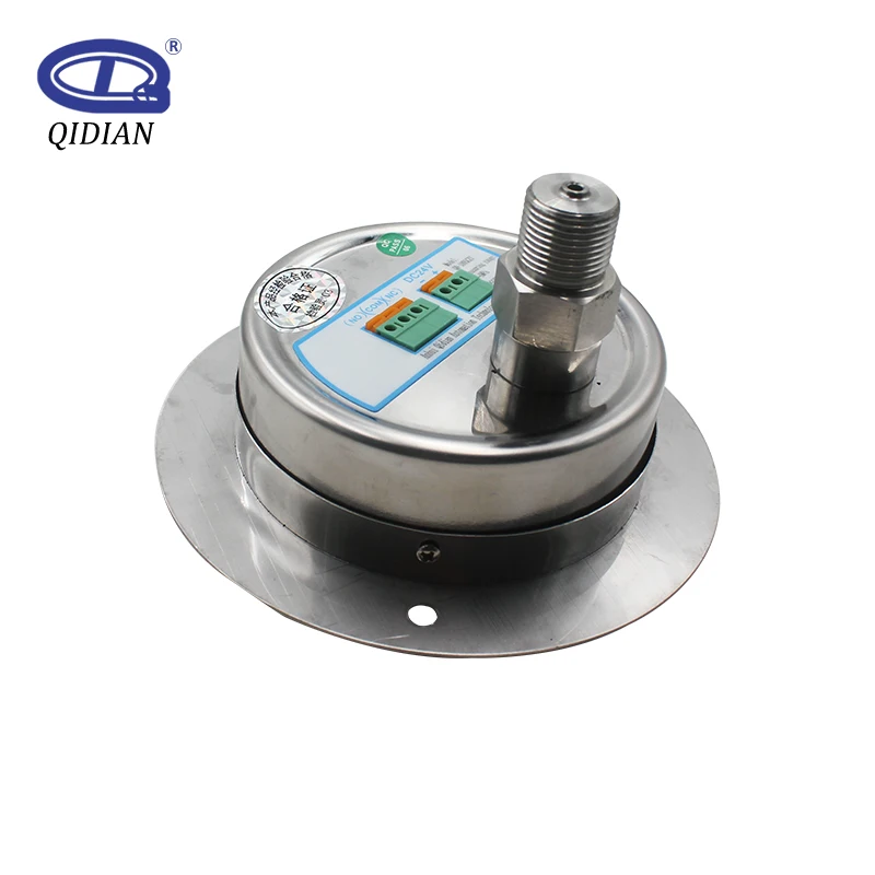 QDX50B 0-100Mpa Digital Pressure Gauge 100mm Dial Electric Contact Hydraulic Pressure Gauge 200bar 400 bar Pressure Guage