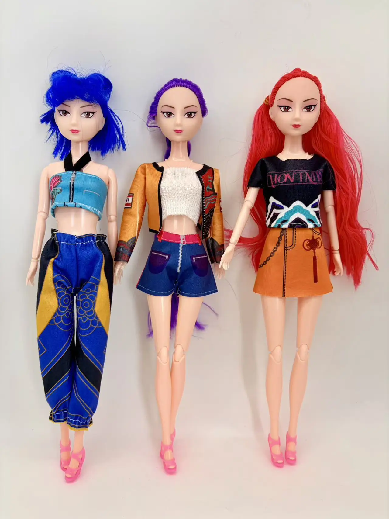 2026 New Girl Gift Idol-style long-haired posable doll, fully jointed × mix-and-match outfits, perfect birthday surprise view 2