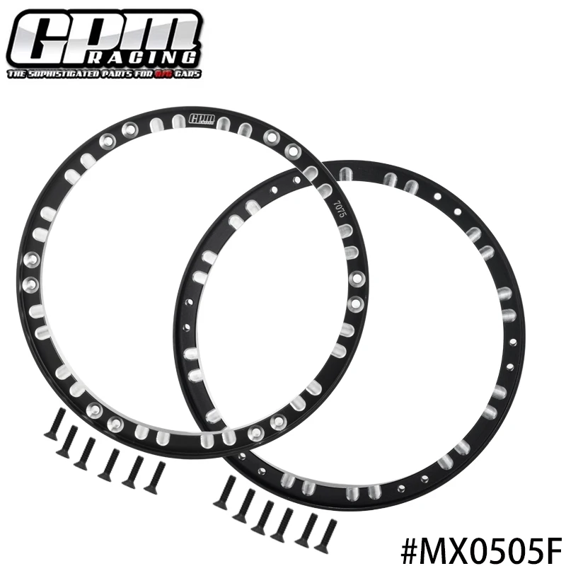 LOSI 1/4 Promoto MX 오토바이 LOS06000용 GPM 합금 7075 전면/후면 휠 강화 링