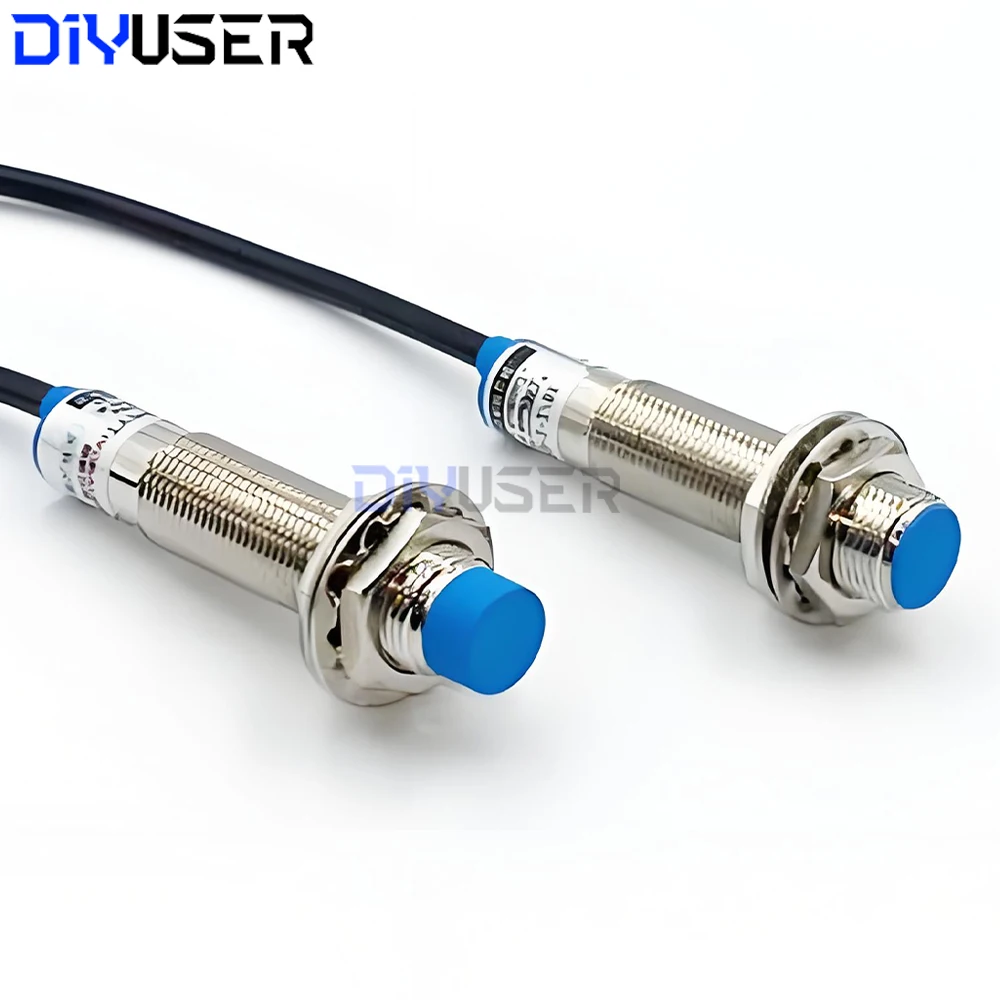 LJ12A3-4-Z/BX مستشعر القرب الاستقرائي NPN NO تيار مستمر 6-36 فولت 4 مللي متر كشف التبديل للأتمتة الصناعية باستخدام الحاسب الآلي