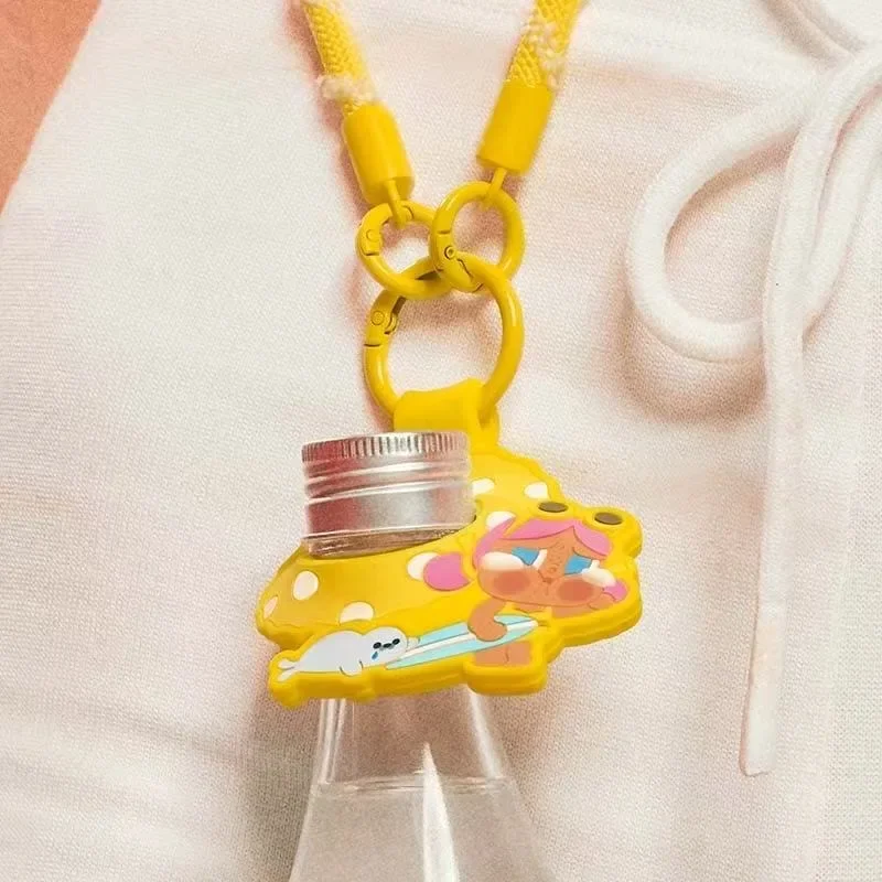 오리지널 POPMART 제품 크라이베이비 바캉스 모드 온 시리즈 롱 랜야드 블라인드 박스 귀여운 애니메이션 액션 서프라이즈 생일 선물