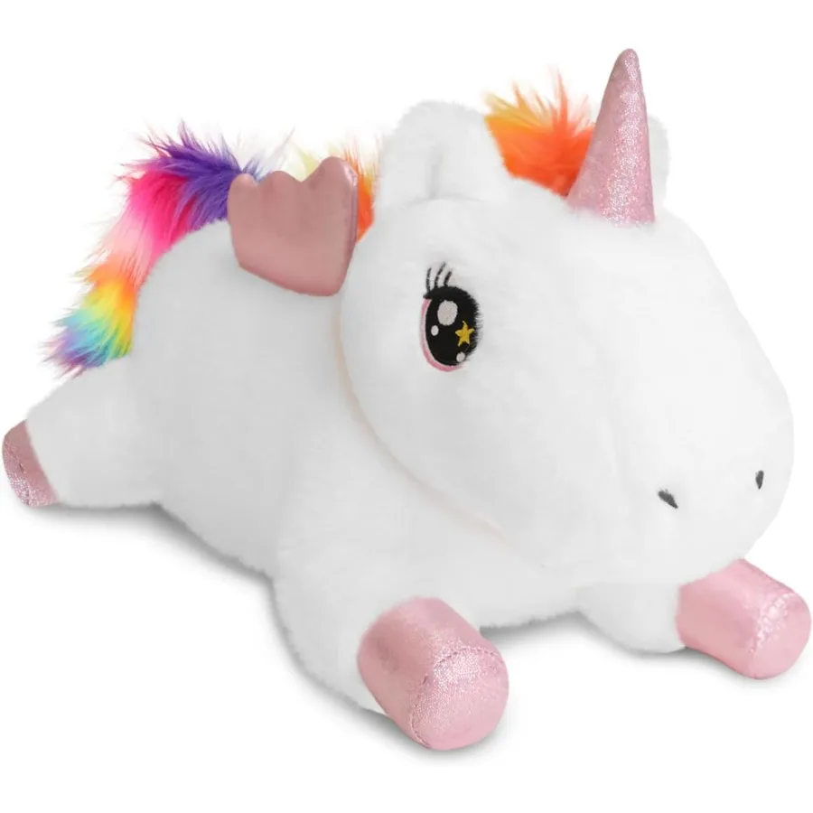 

Weighted Unicorn Plush Stuffed Animal 23.6 Inch Soft Pillow Toy for Adults Cute Fuzzy Gift in Pastel Colors 3.1 Lbs