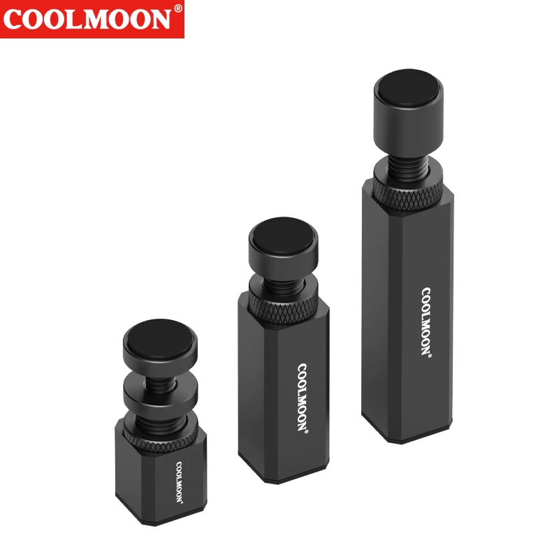 COOLMOON Video Card Holder Telescopic Spiral Vertical Jack Support Magnetic Base Anti Scratch Non-slip for ATX/M-ATX/ITX Chassis