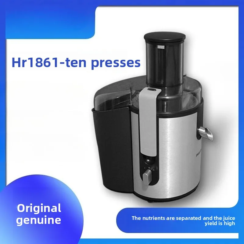 

Соковыжималка HR1861/00, разделение сока шлака с высоким содержанием сока, большой порт подачи HR1866